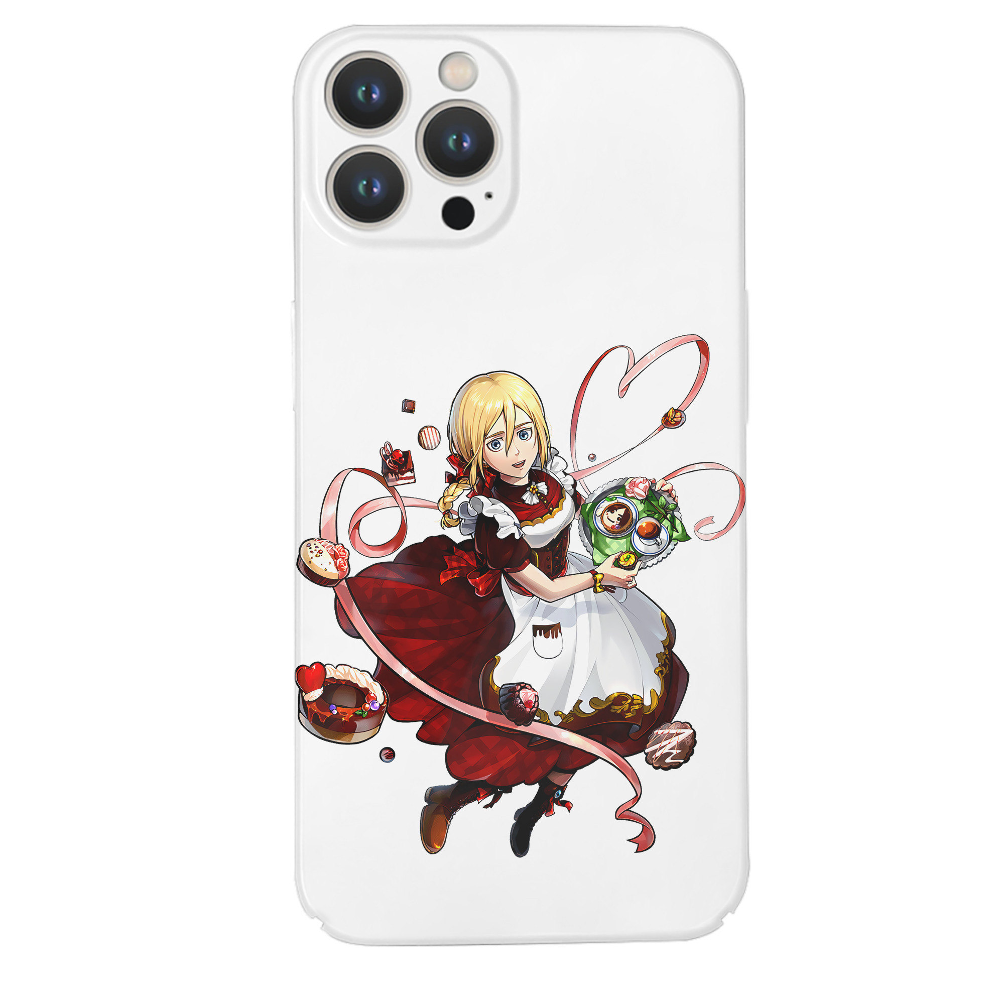 （画像用） 進撃の巨人 クリスタ·レンズ Attack on Titan Christa Lenz 【iPhone 14シリーズ対応】ハードケース